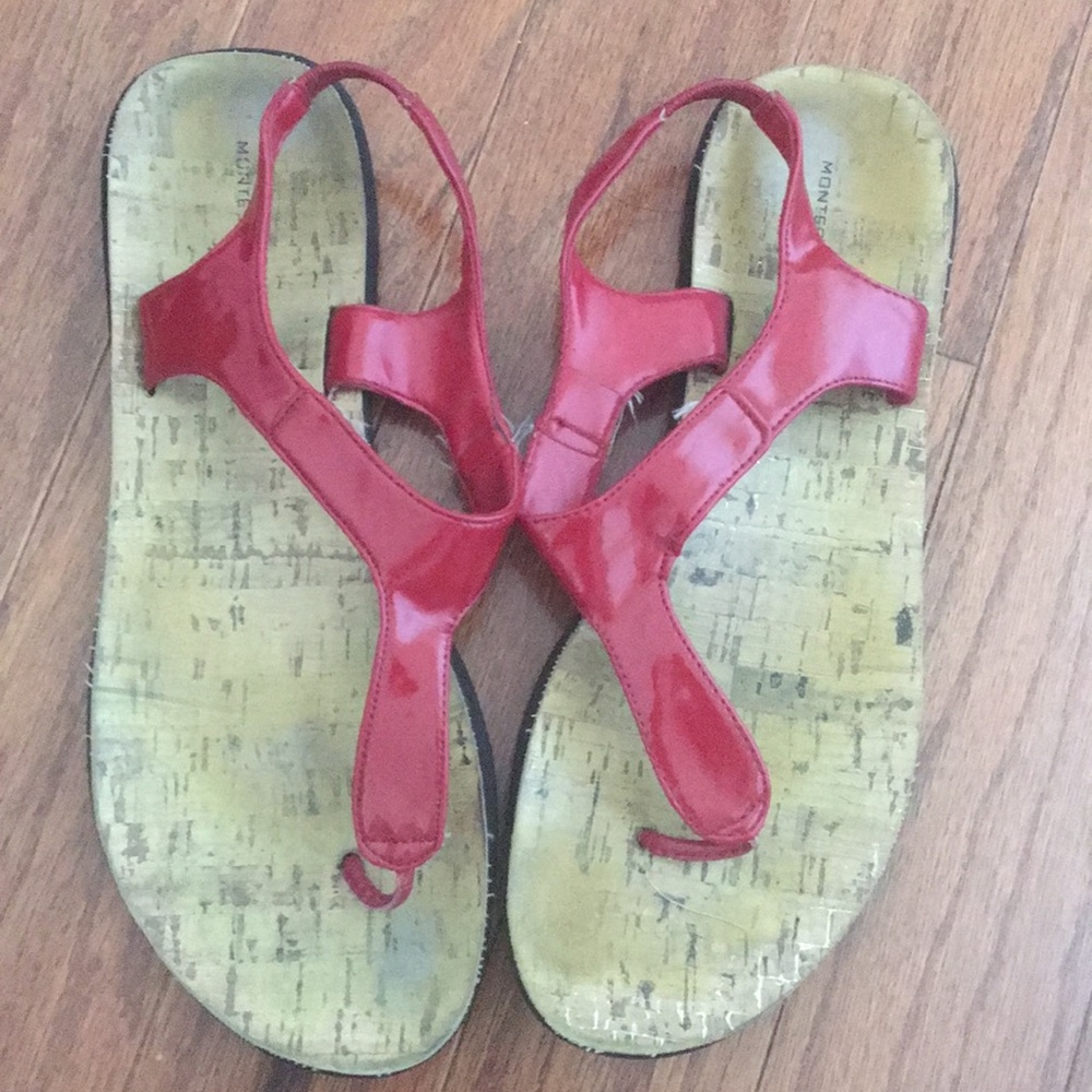 Montegro Bay Club sandals, no size tag